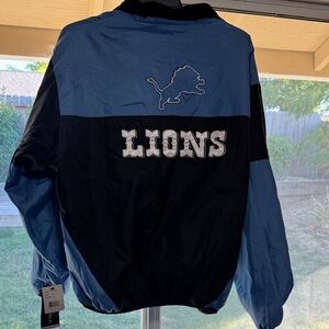 NFL Black and Blue Windbreaker Jacket